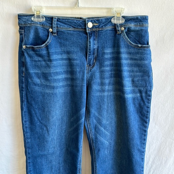 Denim - Wide leg blue jeans, size 14